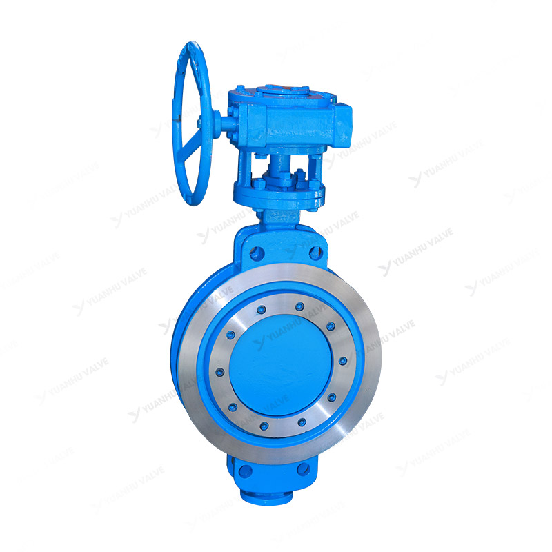 Butterfly valve with clamp
