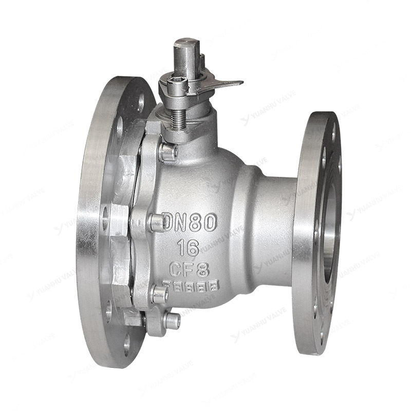 Discharge ball valve
