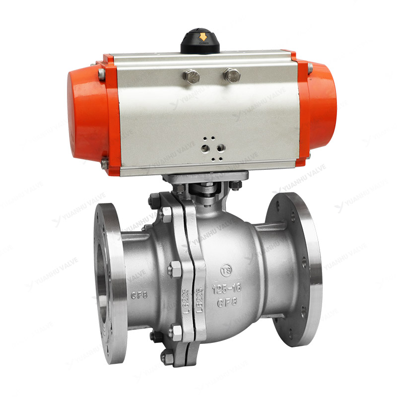 Pneumatic ball valve