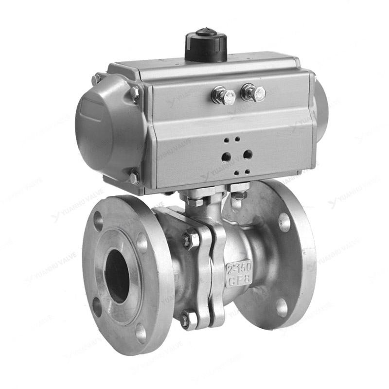 Pneumatic ball valve